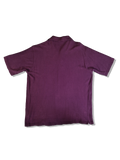 Burberry Poloshirt Basic Made In England Nova Check Knopfleiste Lila XL