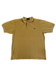 Vintage Fred Perry Poloshirt Cotton Pique Made In Portugal Gelb/Senf L