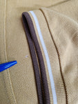 Vintage Fred Perry Poloshirt Cotton Pique Made In Portugal Gelb/Senf L