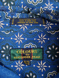 Vintage Colours By Alexander Julian Hemd Made In Hong Kong Blau XL