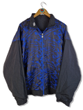Vintage Adidas Sportjacke Late 80s Reversible VFR Deensen Wendejacke Blau Schwarz (D7) L