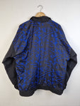 Vintage Adidas Sportjacke Late 80s Reversible VFR Deensen Wendejacke Blau Schwarz (D7) L
