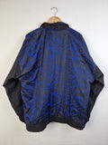 Vintage Adidas Sportjacke Late 80s Reversible VFR Deensen Wendejacke Blau Schwarz (D7) L