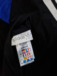 Vintage Adidas Sportjacke Late 80s Reversible VFR Deensen Wendejacke Blau Schwarz (D7) L