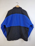 Vintage Adidas Sportjacke Late 80s Reversible VFR Deensen Wendejacke Blau Schwarz (D7) L