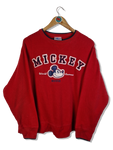 Disneyland Sweater Mickey Bestickt Rot S