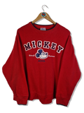 Disneyland Sweater Mickey Bestickt Rot S