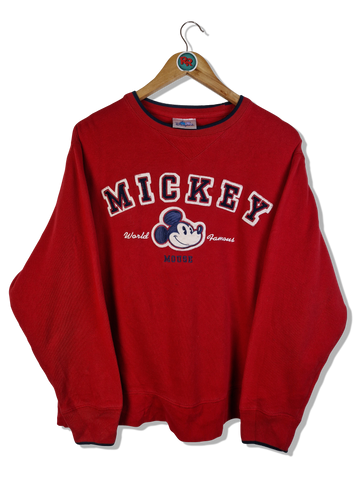 Disneyland Sweater Mickey Bestickt Rot S