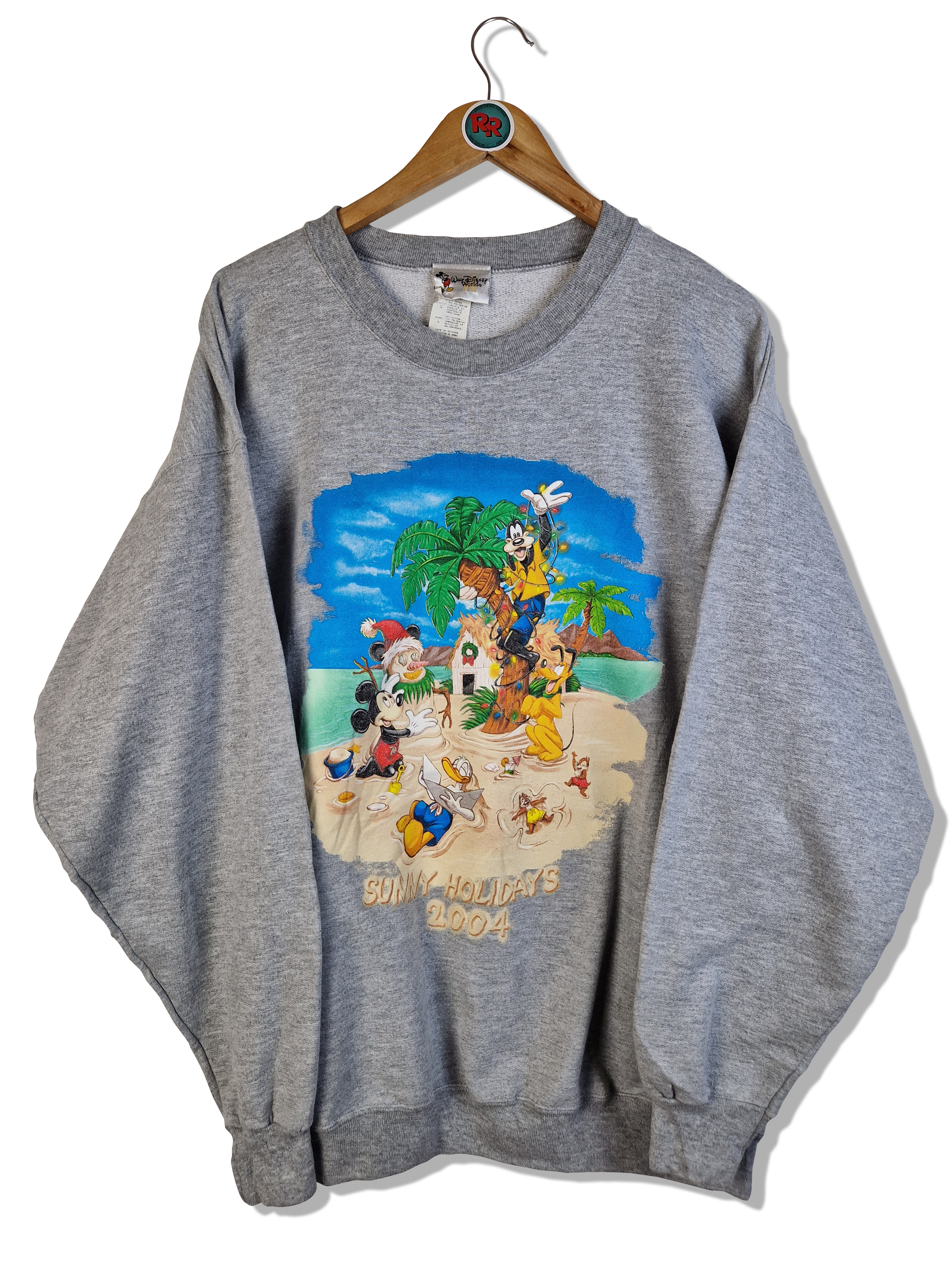 Disney Sweater Sunny Holidays 2004 Grau L