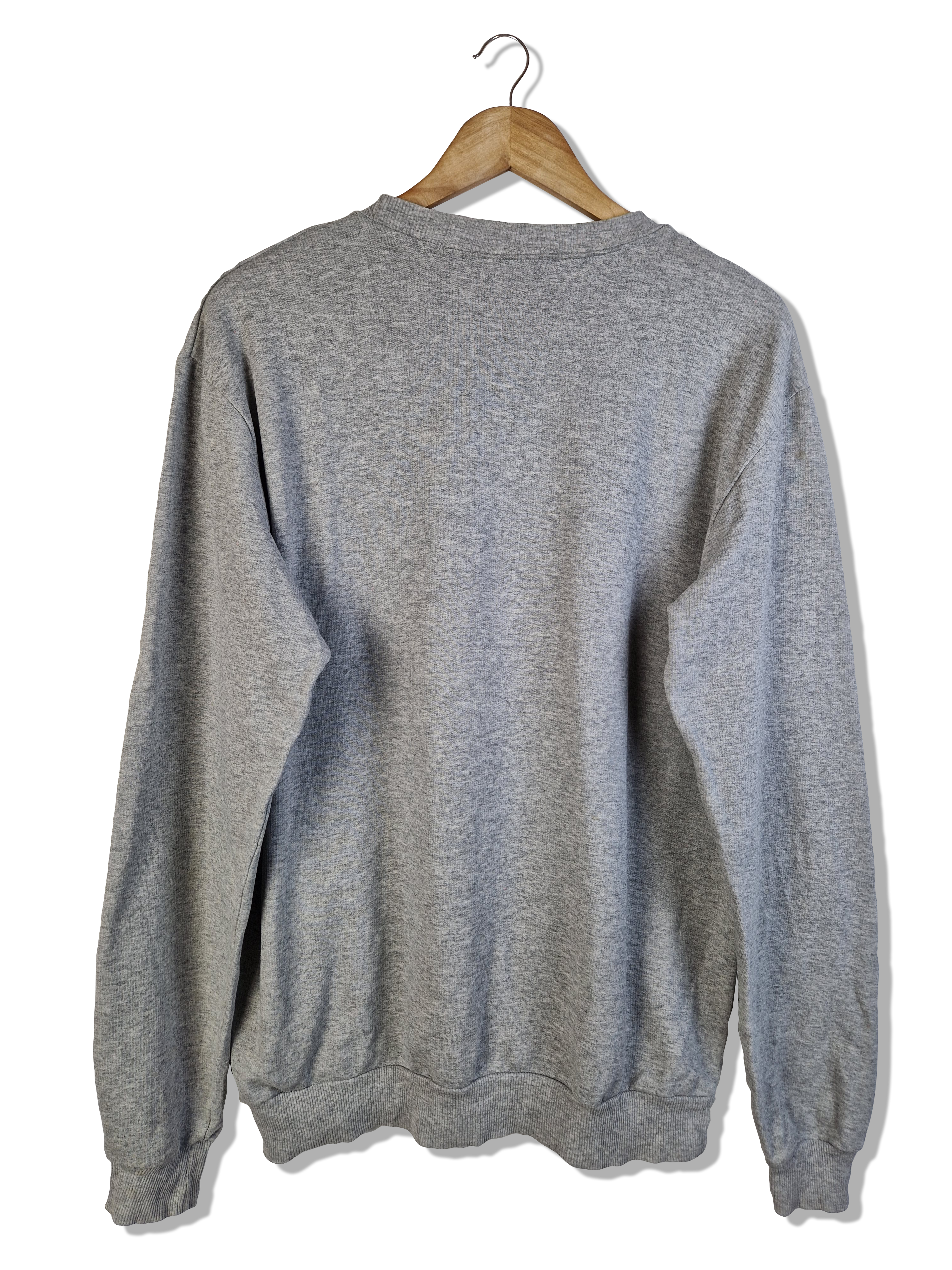 Vintage Nike Sweater 80s Bedruckt Grau L-XL - RareRags