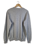 Vintage Nike Sweater 80s Bedruckt Grau L-XL