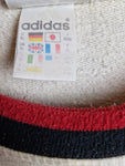 Vintage Adidas Sweater Bayer Leverkusen Bestickt Grau XL