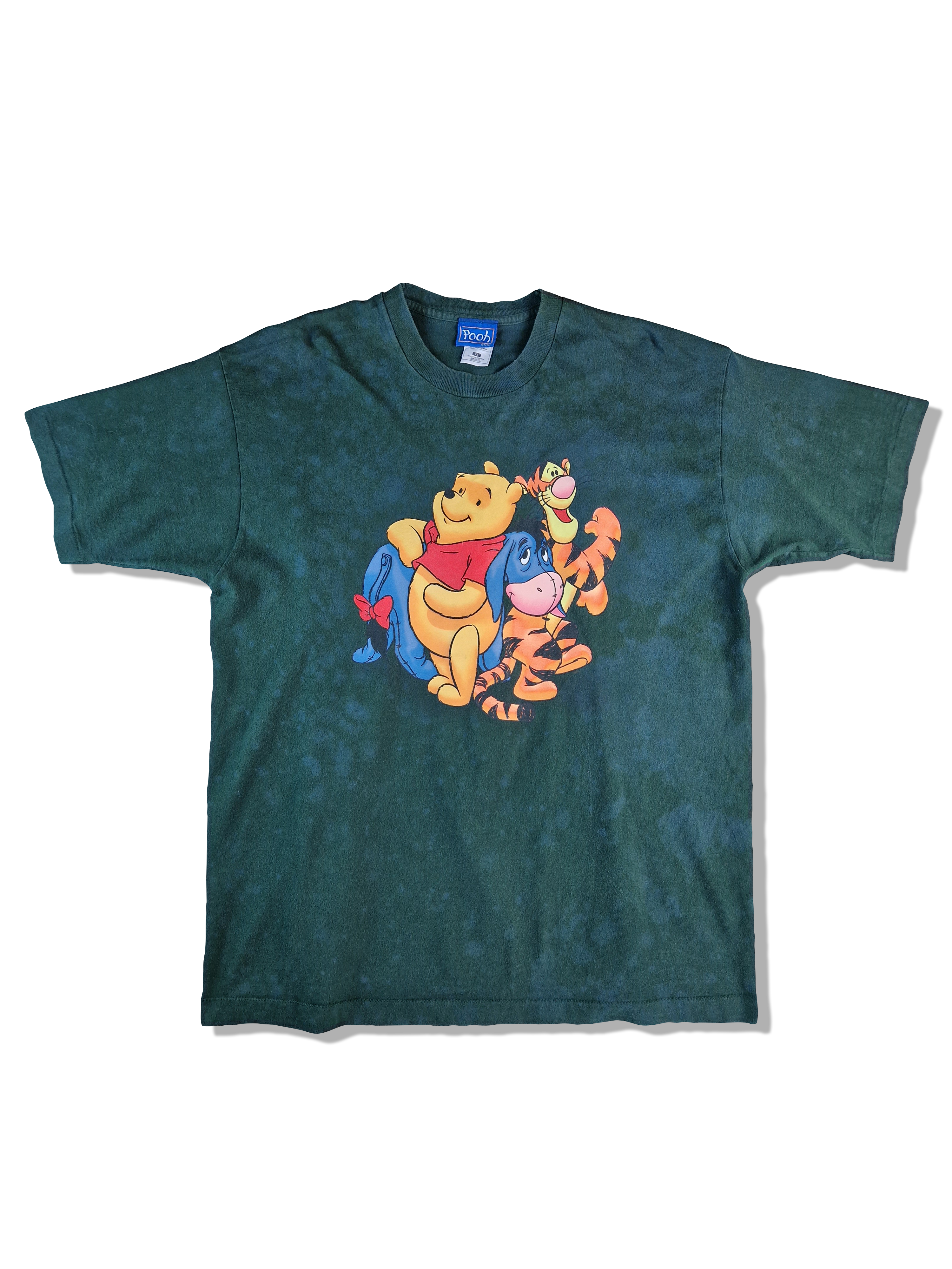 Vintage Disney Winnie Pooh By Jerry Leigh Single Stitched Made In USA Grün XL - RareRags