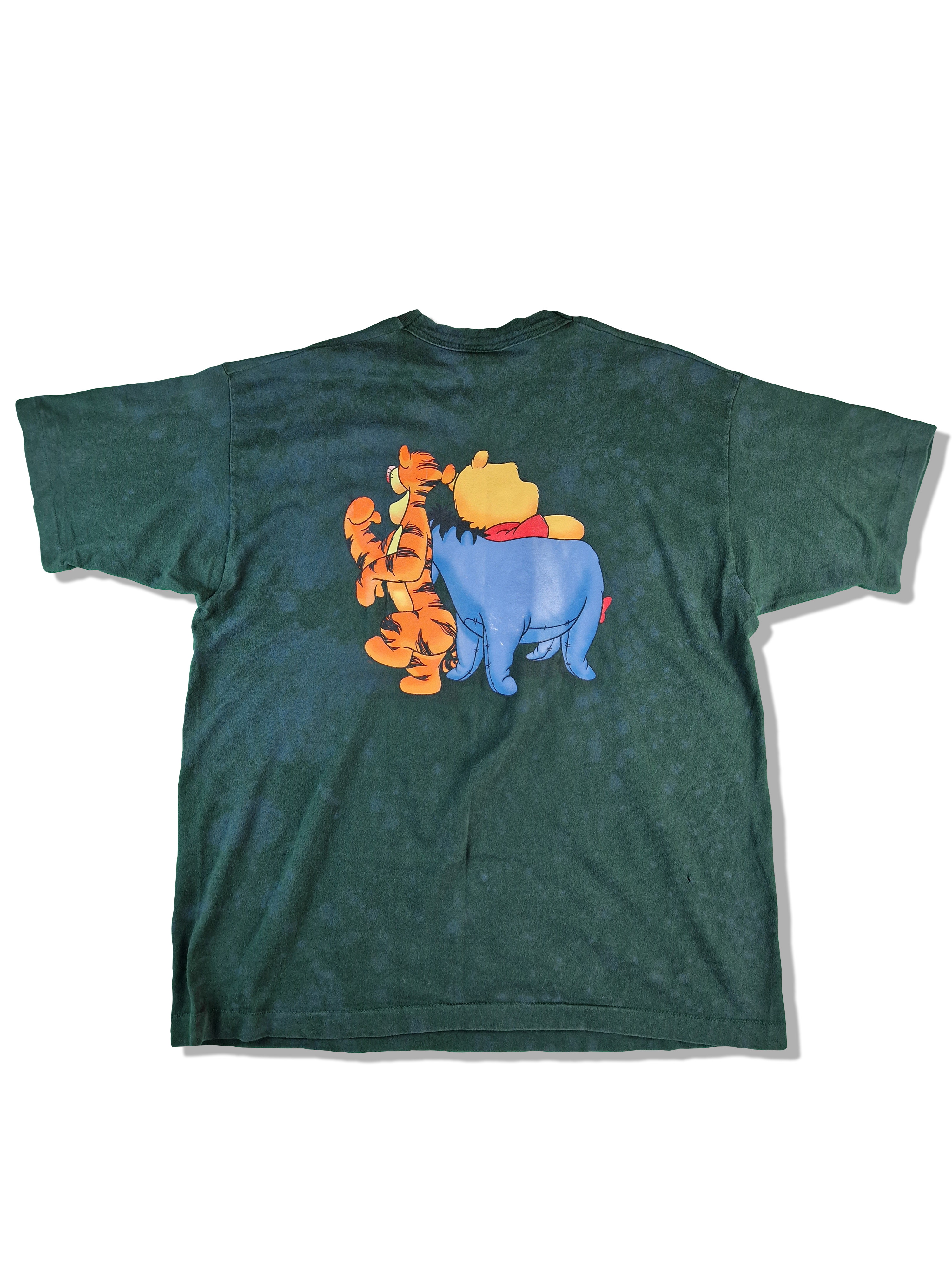 Vintage Disney Winnie Pooh By Jerry Leigh Single Stitched Made In USA Grün XL - RareRags