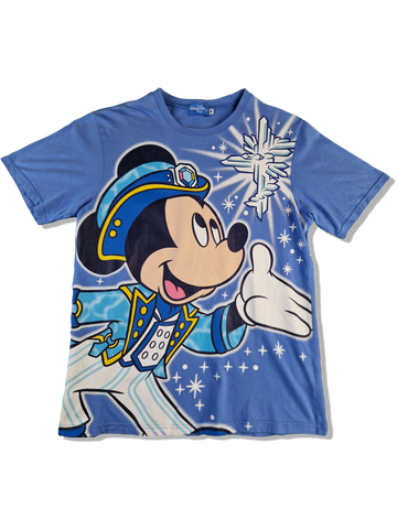 Vintage Disney Shirt Resort Tokyo Mickey Blau M