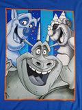 Rare! Vintage Disney Shirt Glöckner von Notre Dame Single Stitched Blau XL