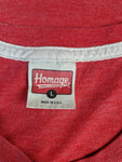 Vintage Homage Shirt Cris Carter Football Single Stitched Made In USA Rot L