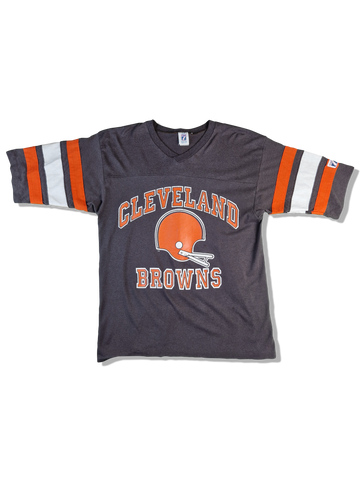 Vintage Logo7 Shirt Cleveland Browns Football Single Stitched Made In USA L
