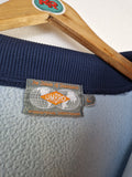 Vintage Umbro Sportjacke 80s #66 Big Back Logo Logostreifen Hellblau L