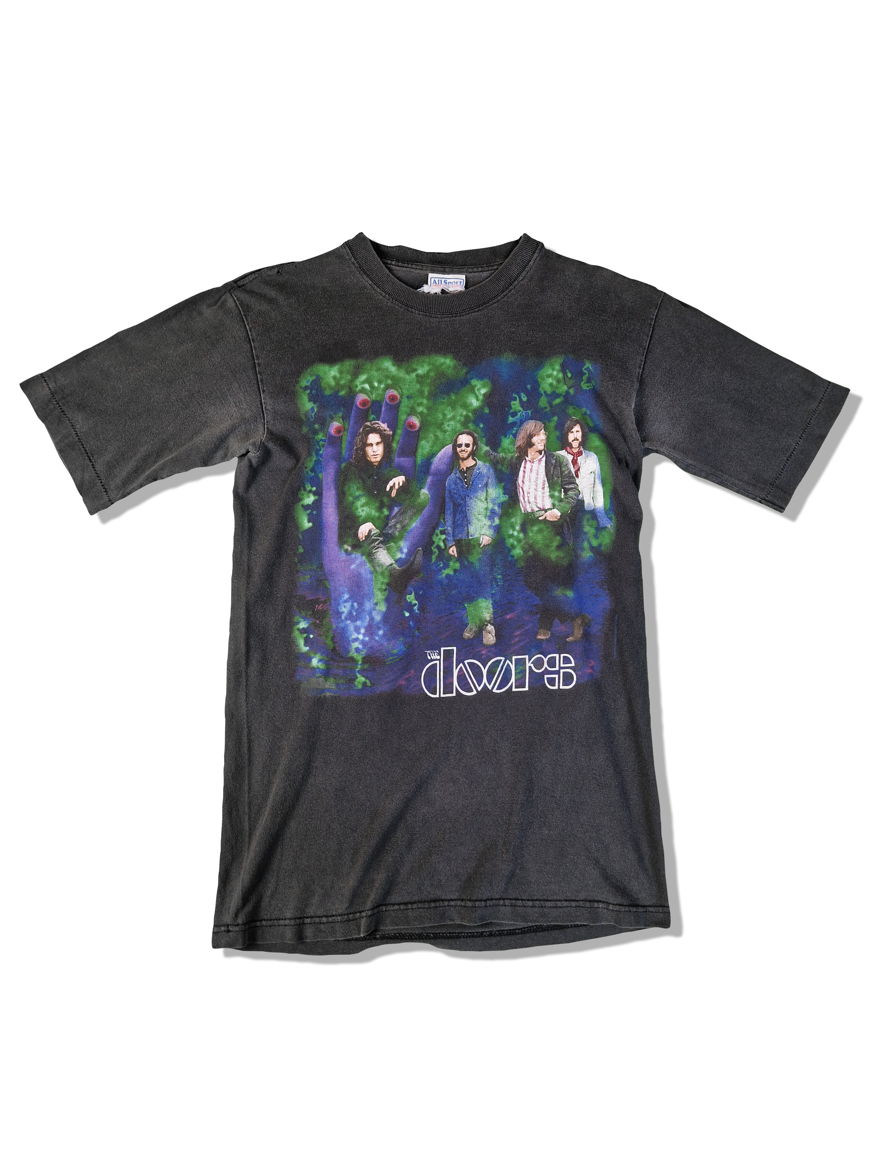 Rare! Vintage All Sport Shirt The Doors 1999 Schwarz M - RareRags