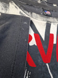 Nirvana Shirt Kurt Cobain Reprint Single Stitched All Over Schwarz L