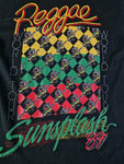Rare! Vintage Fruit Of The Loom Shirt Reggae Sunsplash Tour 1989 Made In USA Single Stitched  M