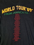 Rare! Vintage Fruit Of The Loom Shirt Reggae Sunsplash Tour 1989 Made In USA Single Stitched  M