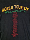 Rare! Vintage Fruit Of The Loom Shirt Reggae Sunsplash Tour 1989 Made In USA Single Stitched  M