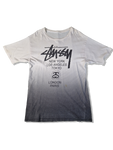 Vintage Stüssy Shirt "Bronx, Compton, Santa Ana, ..." Schwarz Weiß XL