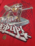 Vintagel Alstyle Apparel & Activewear Shirt Ruff Player Step Up! Bedruckt Rot M-L