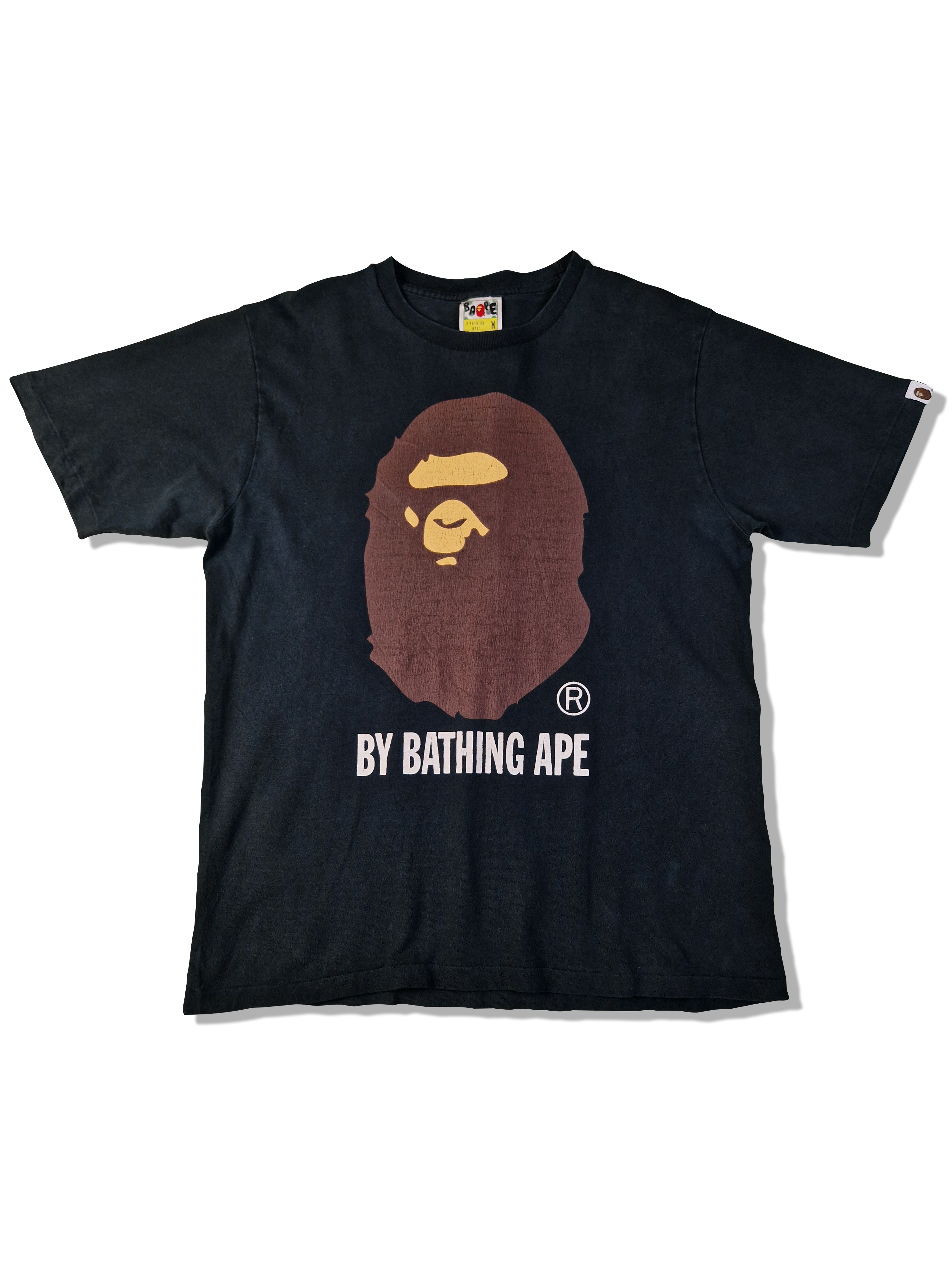 Vintage Bape Shirt Logo A Bathing Ape Made In Japan Single Stitched  Schwarz M - RareRags
