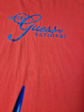 Vintage Guess Shirt Single Stitched Made In USA Bestickt Rot L