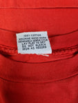 Vintage Guess Shirt Single Stitched Made In USA Bestickt Rot L