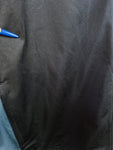 Vintage Reebok Sportjacke Gesticktes Spellout auf dem Rücken Dunkelblau Navy XXL