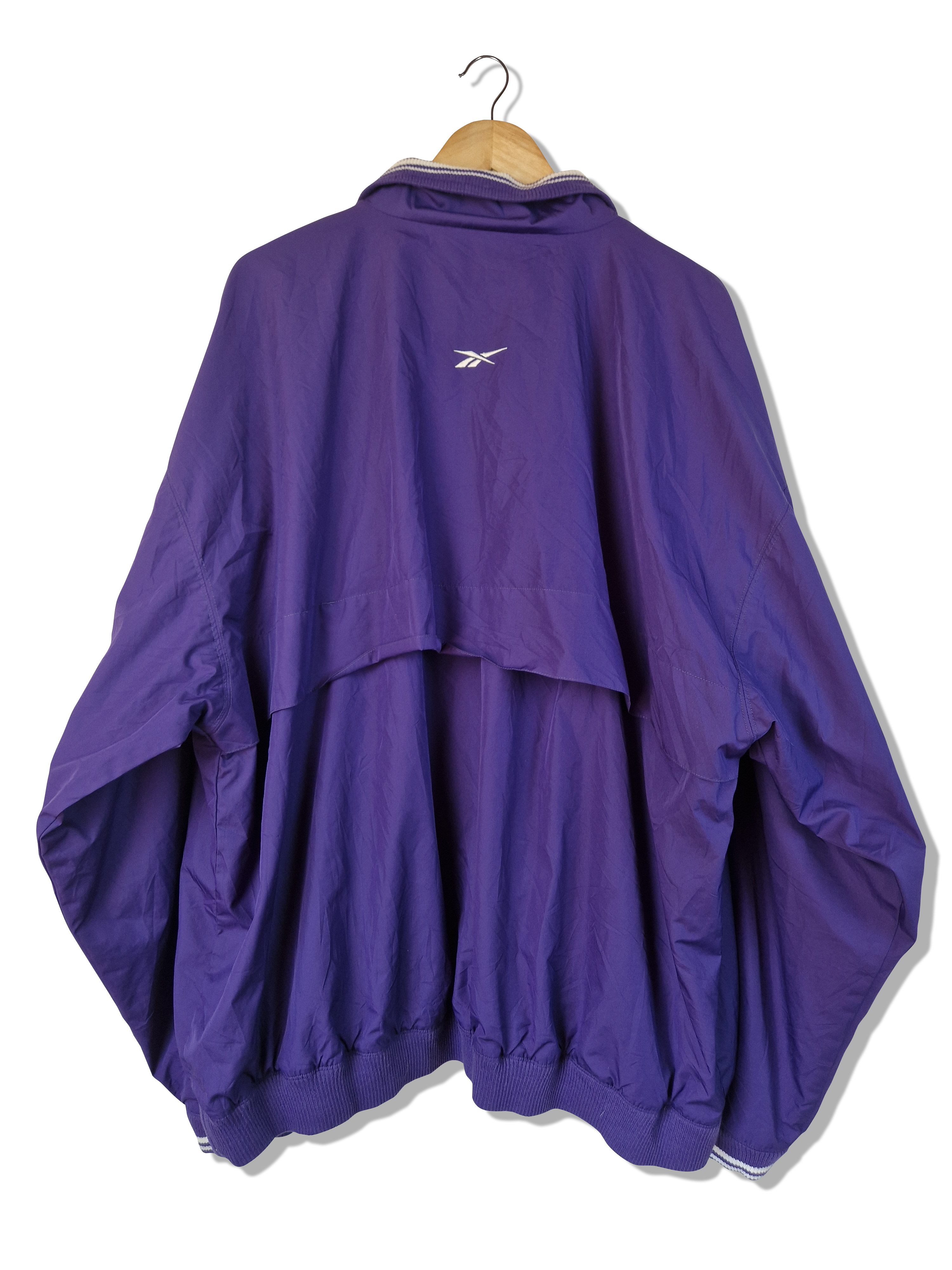 Vintage Reebok Sportjacke Northern Iowa Panthers Merch Lila XXL