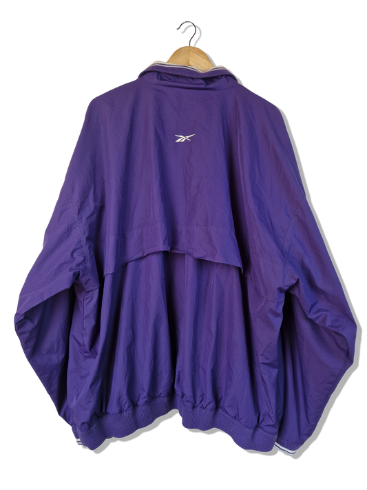 Vintage Reebok Sportjacke Northern Iowa Panthers Merch Lila XXL