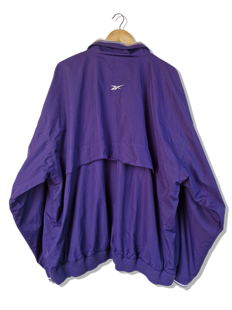 Vintage Reebok Sportjacke Northern Iowa Panthers Merch Lila XXL