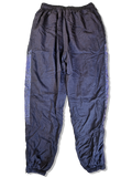 Vintage Nike Jogginghose Silvertag Abstract Pattern Dunkelblau XL