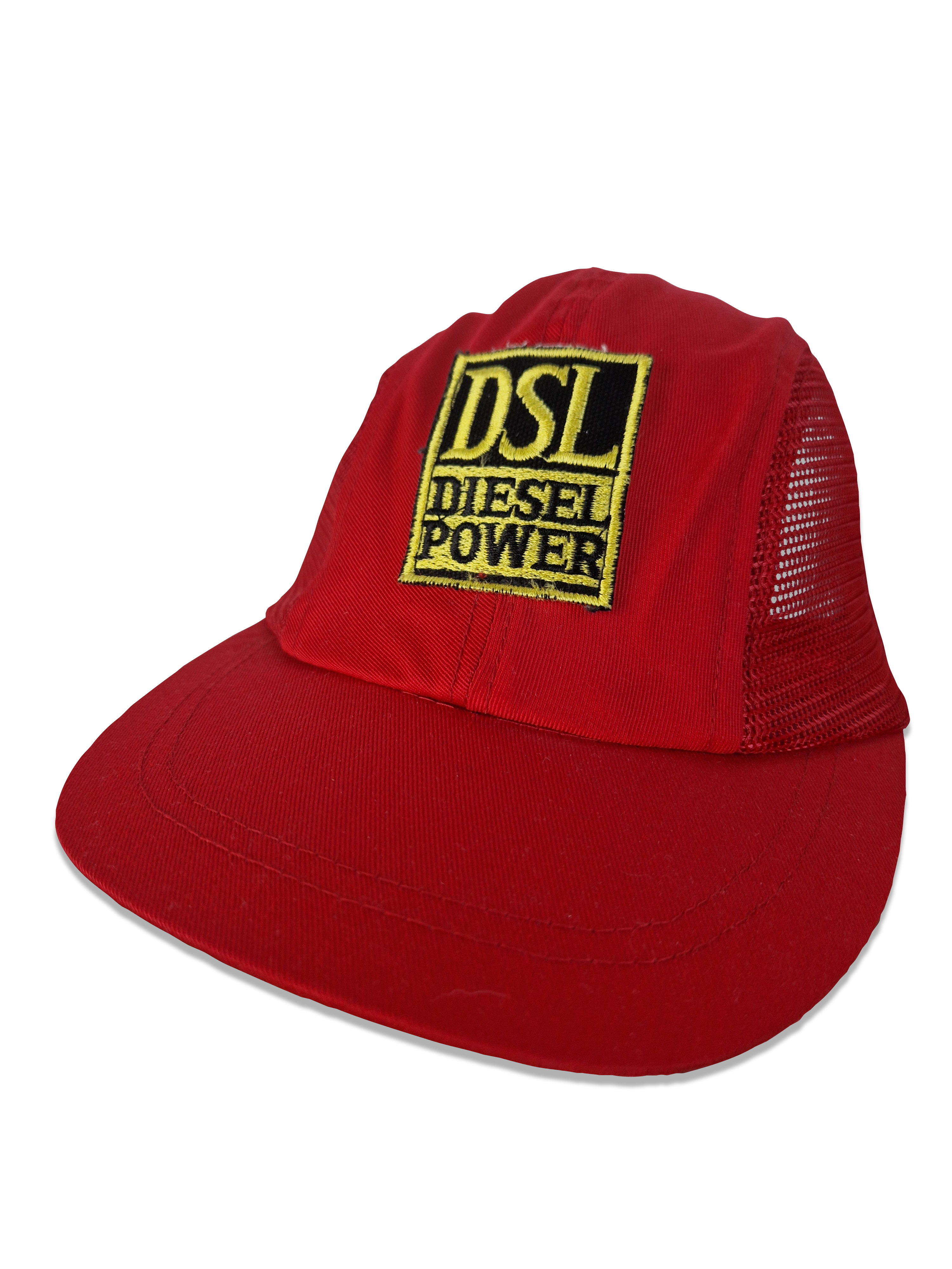 Vintage Diesel Cap Mesh DSL Diesel Power Rot