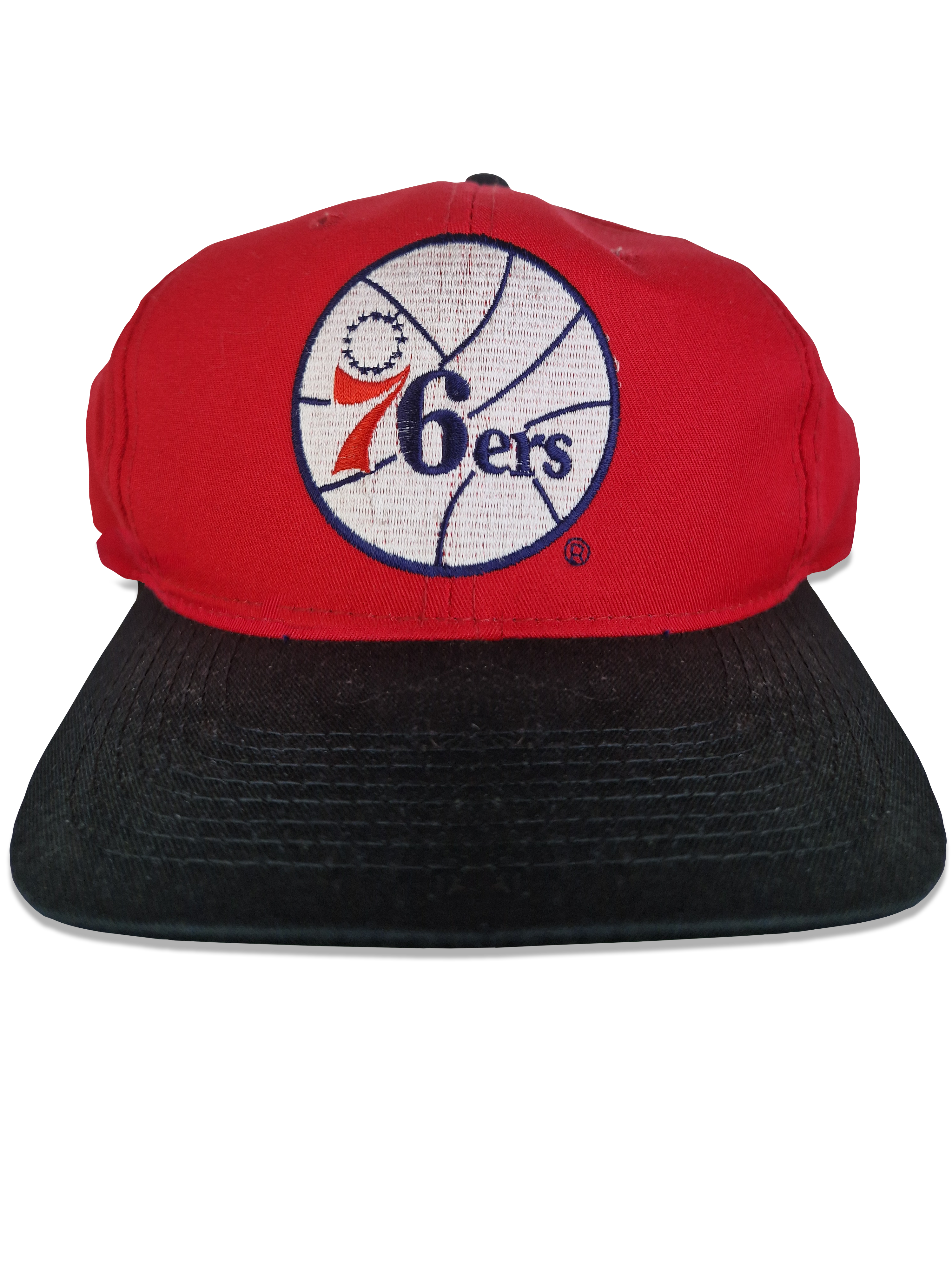 Vintage The G Cap 76ers Basketball Merch Rot Schwarz