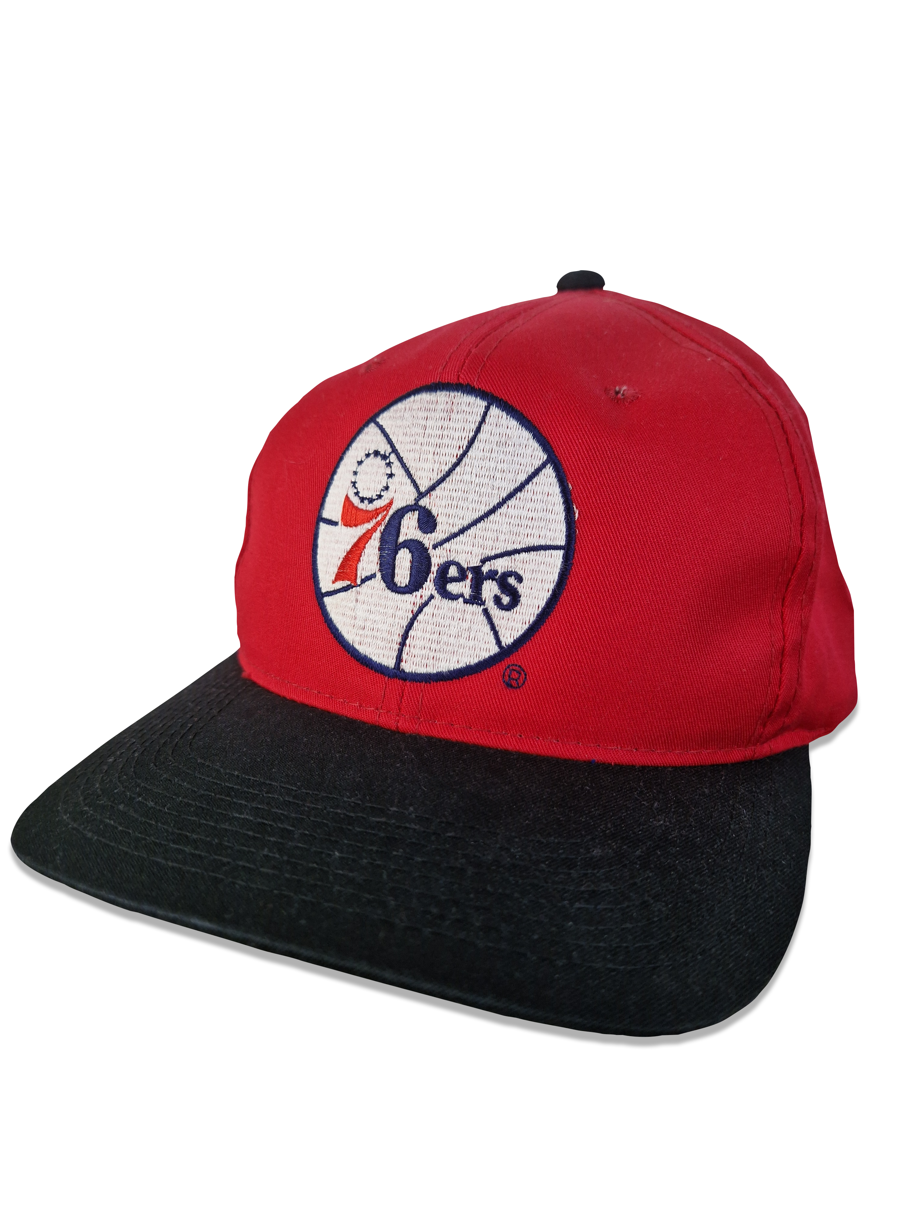Vintage The G Cap 76ers Basketball Merch Rot Schwarz