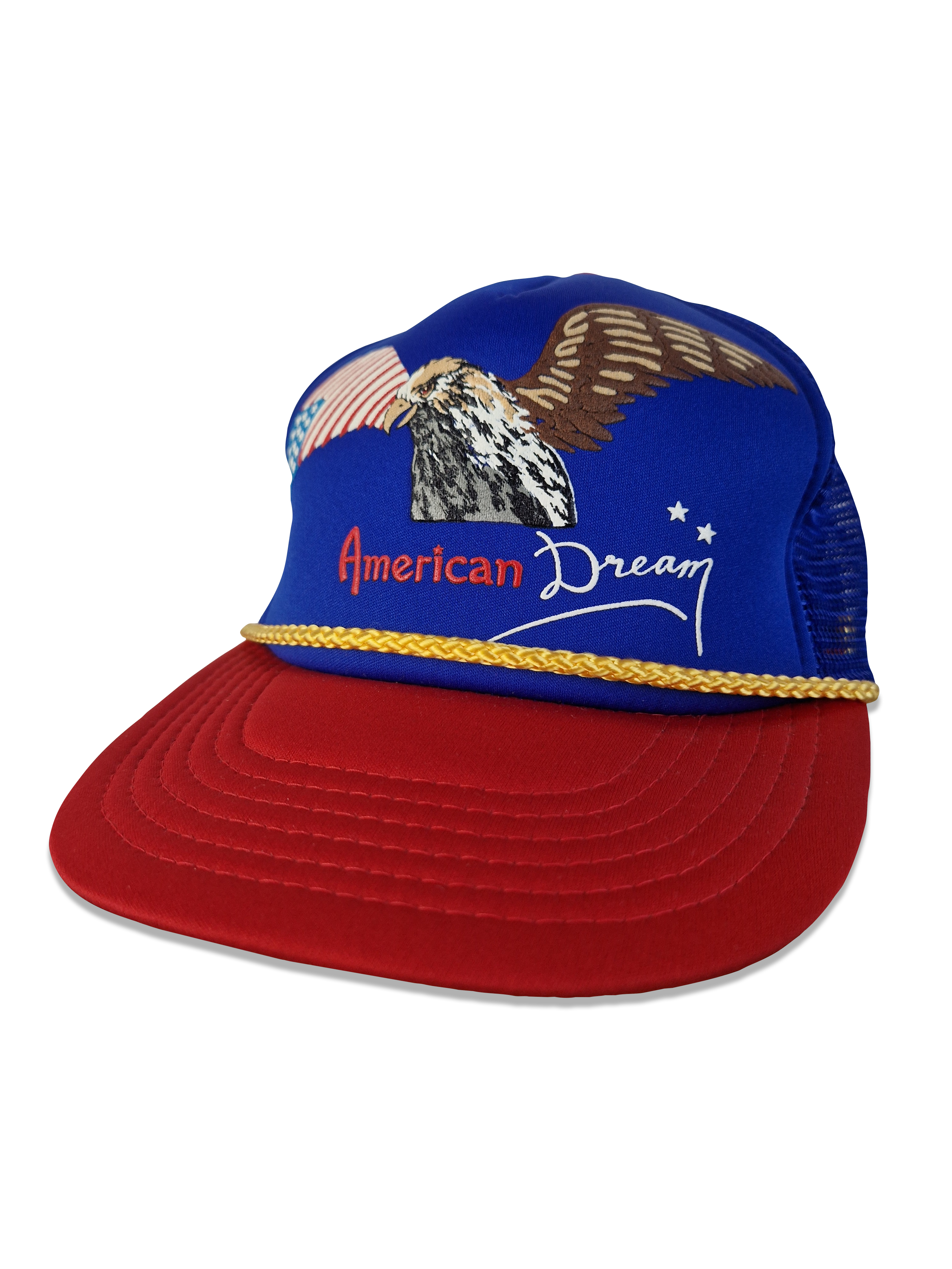 Vintage Life-Line Cap Mesh American Dream Blau Rot