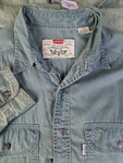 Vintage Levis Jeanshemd Made In Brazil Blau S