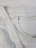 Vintage Nike Shirt Single Stitched Big Frontprint Heather Grau L-XL