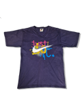 Vintage Nike Shirt V-Ausschnitt "Just Do It!" Made In USA Bedruckt Lila M