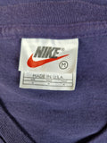 Vintage Nike Shirt V-Ausschnitt "Just Do It!" Made In USA Bedruckt Lila M