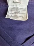 Vintage Nike Shirt V-Ausschnitt "Just Do It!" Made In USA Bedruckt Lila M