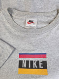 Vintage Nike Shirt Made In USA Bedruckt Heather Grau L-XL
