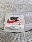 Vintage Nike Shirt Made In USA Bedruckt Heather Grau L-XL