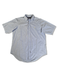 Vintage Ralph Lauren Hemd Kurzarm Made In Singapore Hellblau XL-XXL